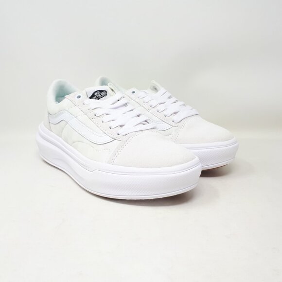 NWT Vans White Platform Sneakers Checkerboard White - Picture 4 of 12